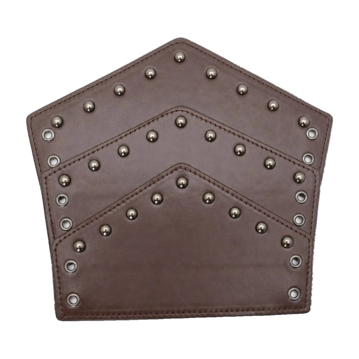 Brown chevron stud bracer