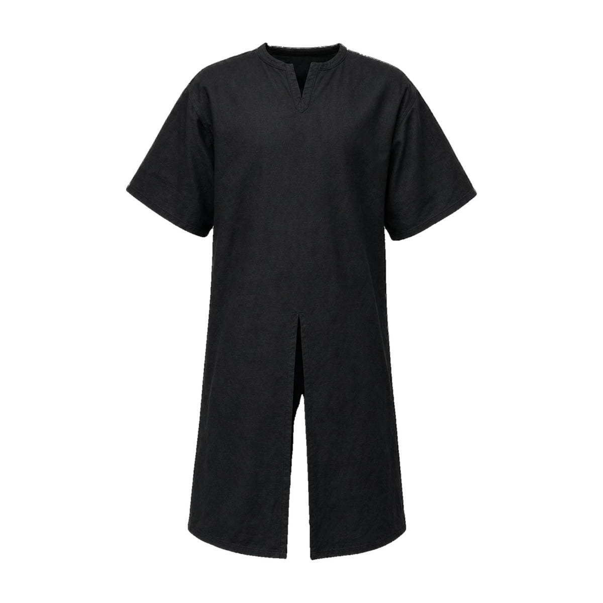 Black cotton viking tunic