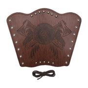 Brown crossed axes bracer