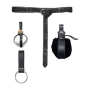 Black four-piece ring belt kit