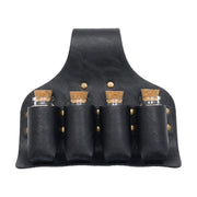 Black four-vial potion belt holder