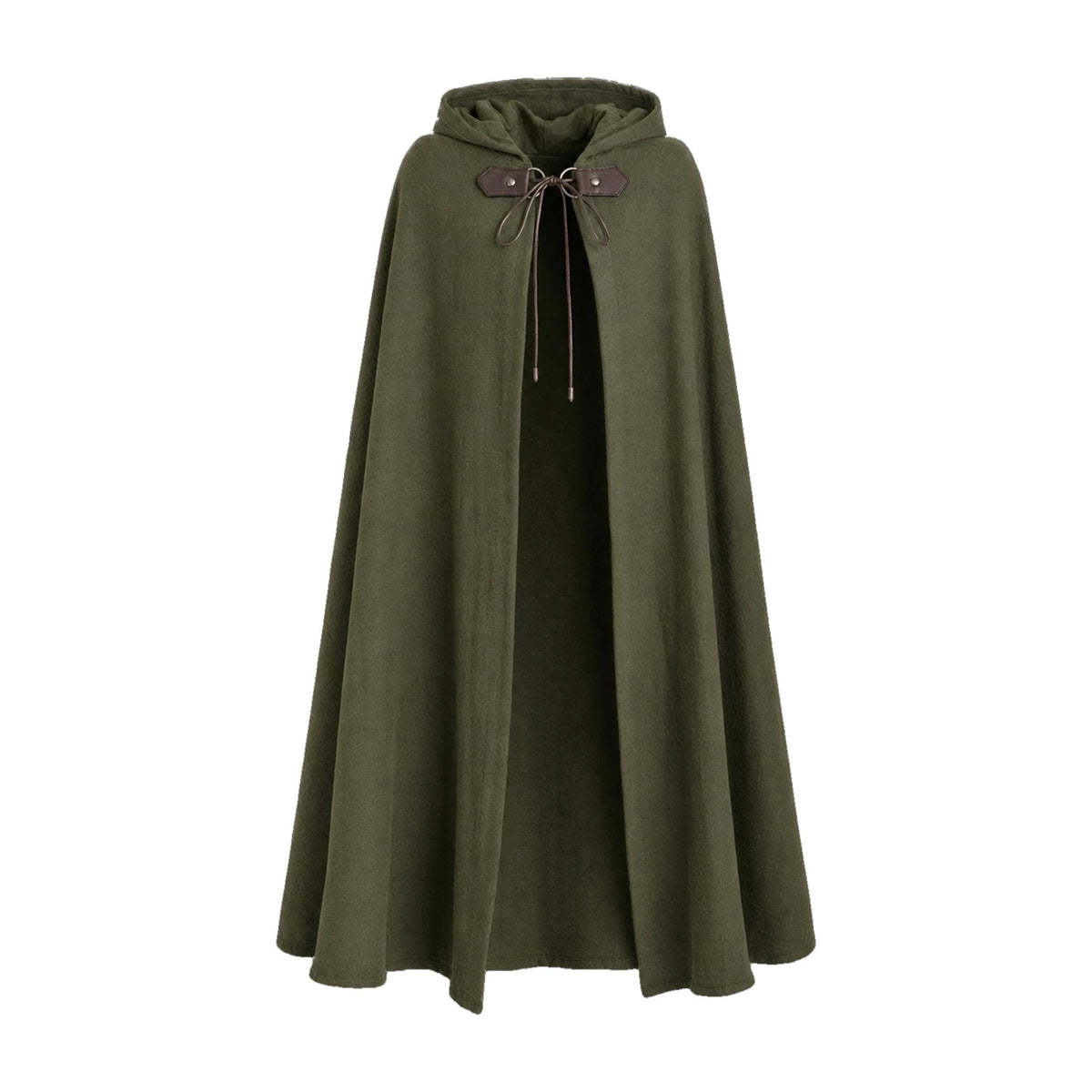 Army green hooded ranger cloak
