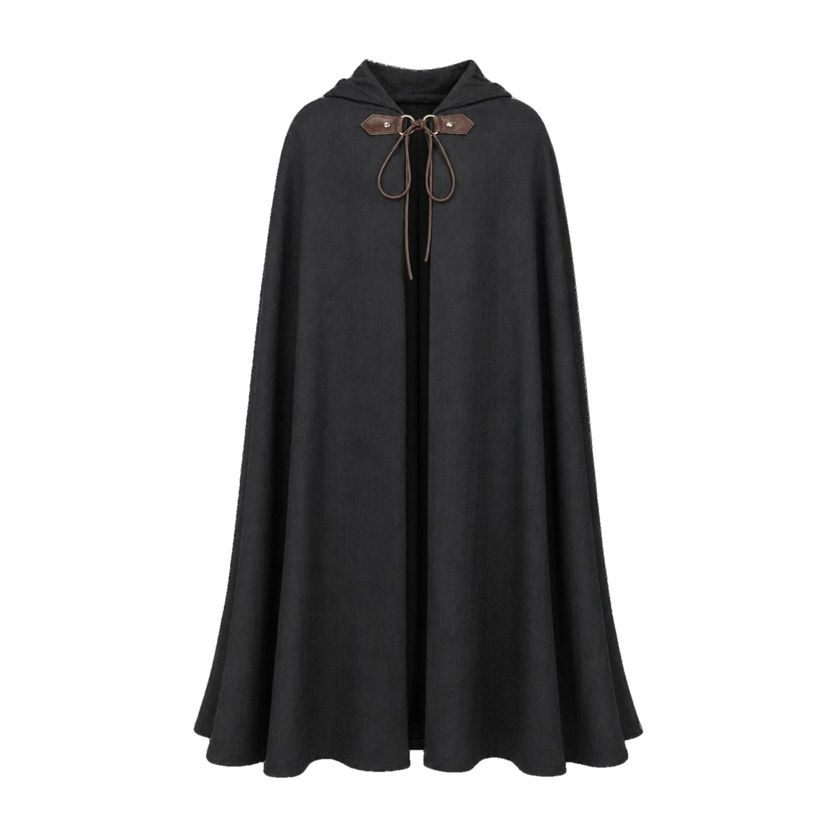 Black hooded ranger cloak