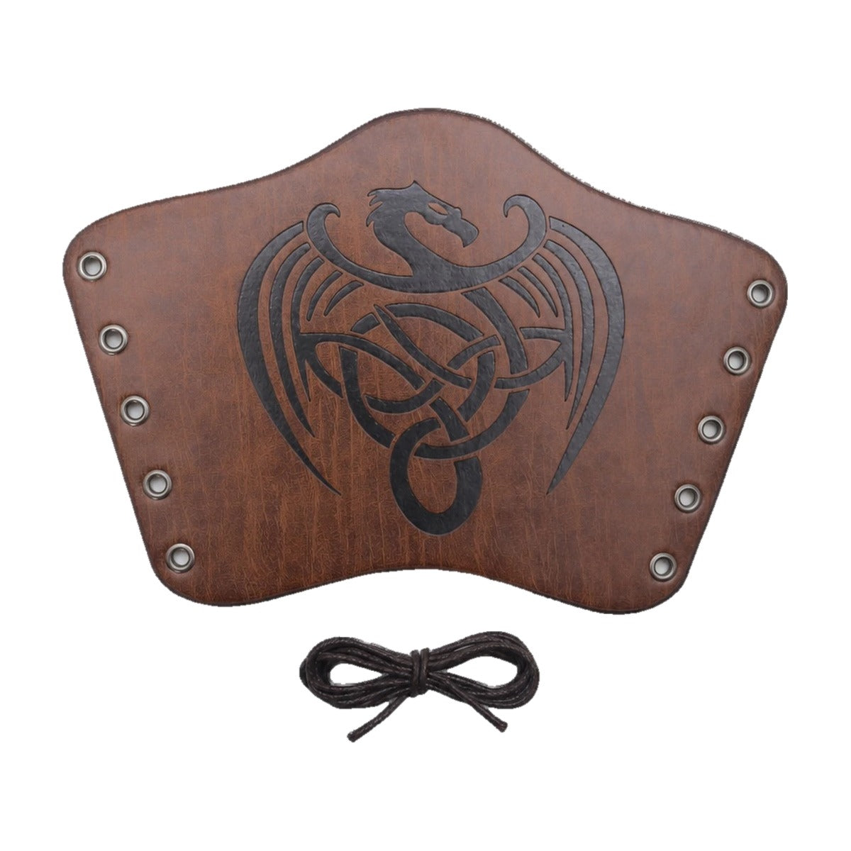 Coffee knotwork dragon bracer