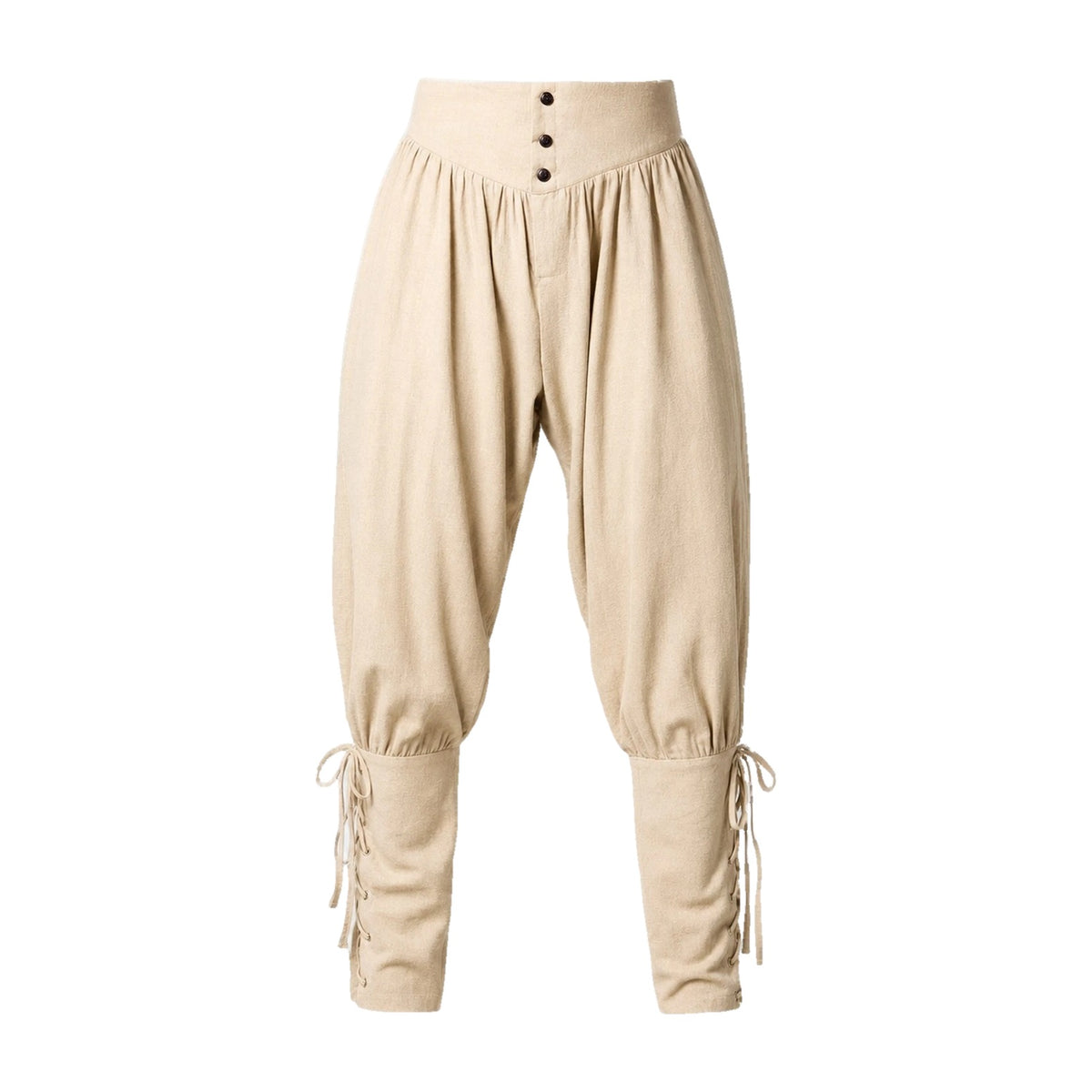 Off-white laced trousers with ankle ties