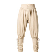 Off-white laced trousers with ankle ties