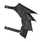Black layered shoulder armour