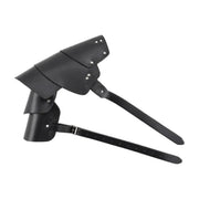 Black layered single pauldron