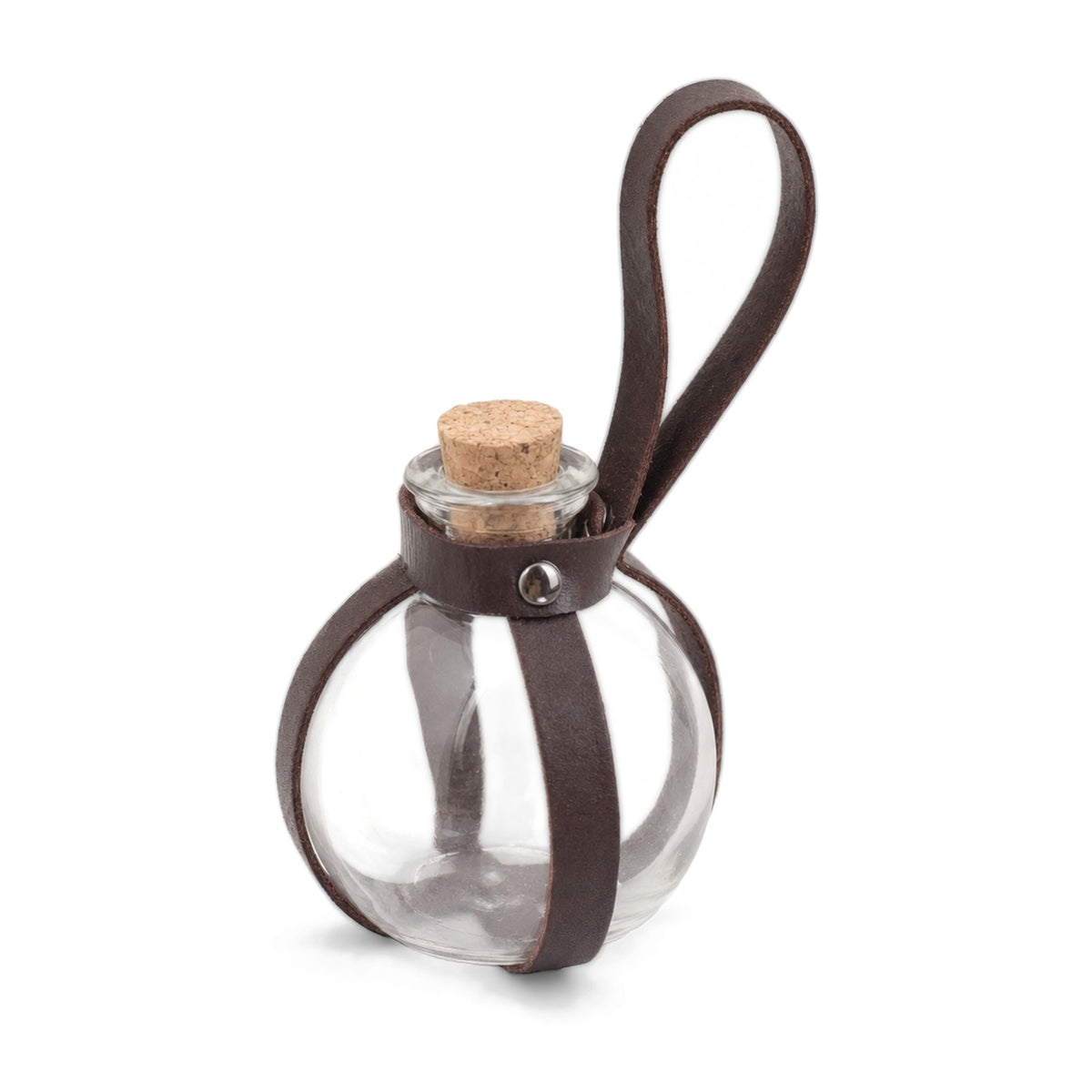 Brown round potion bottle with belt holder