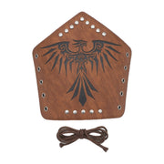 Brown raven bracer