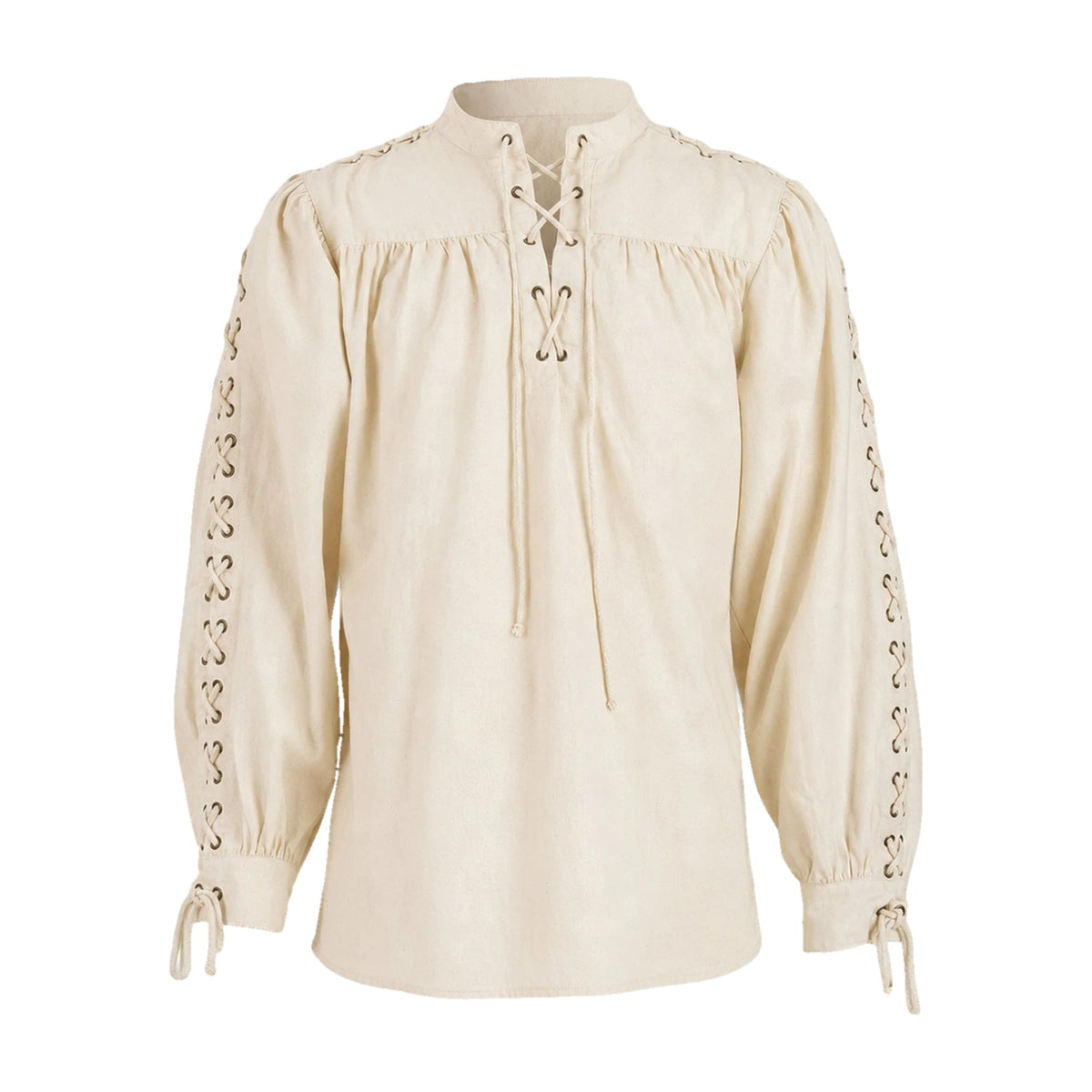 Off-white renaissance shirt with laced sleeves