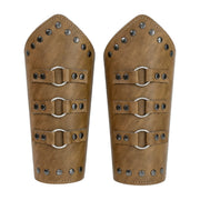 Camel riveted three-ring bracers