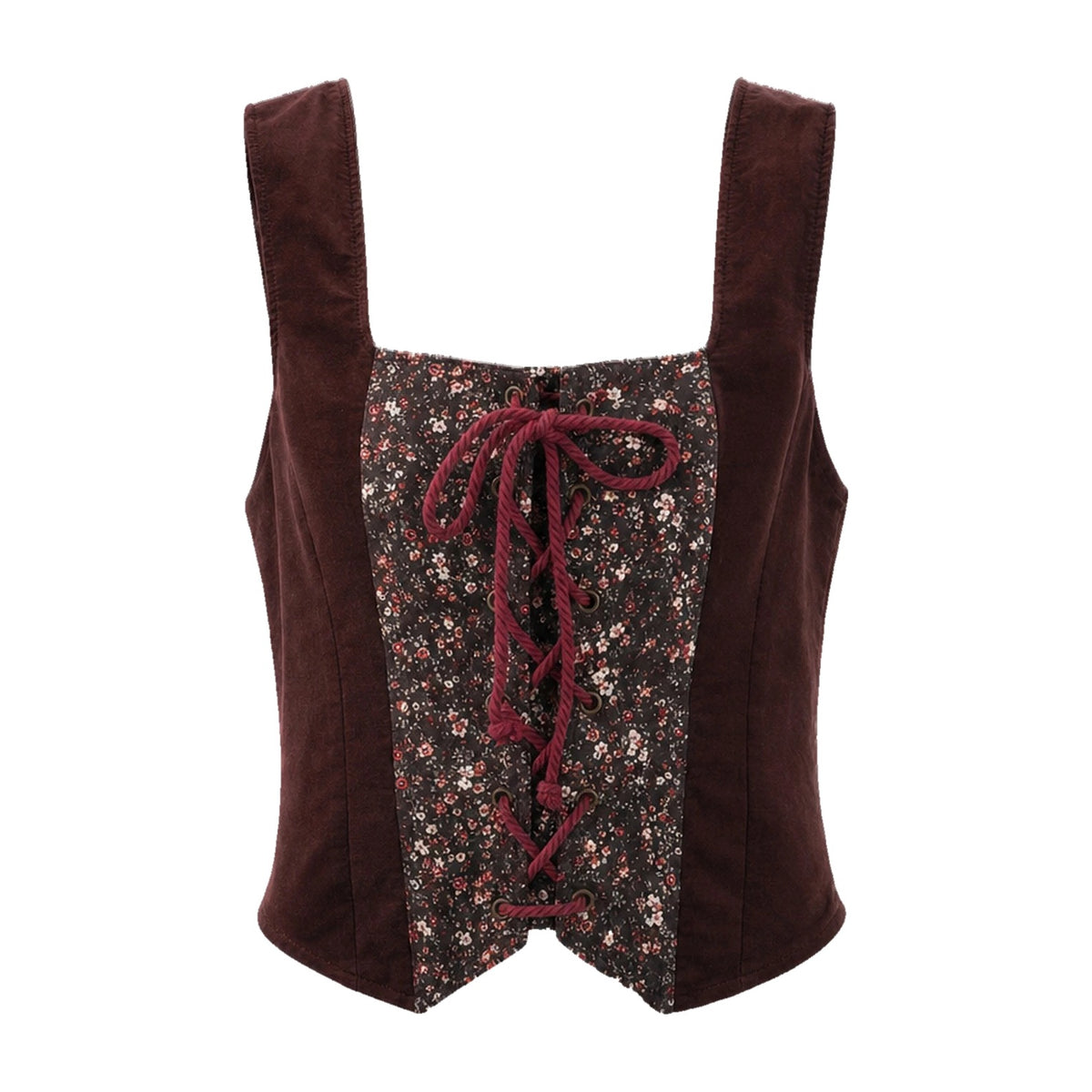 Short laced vest