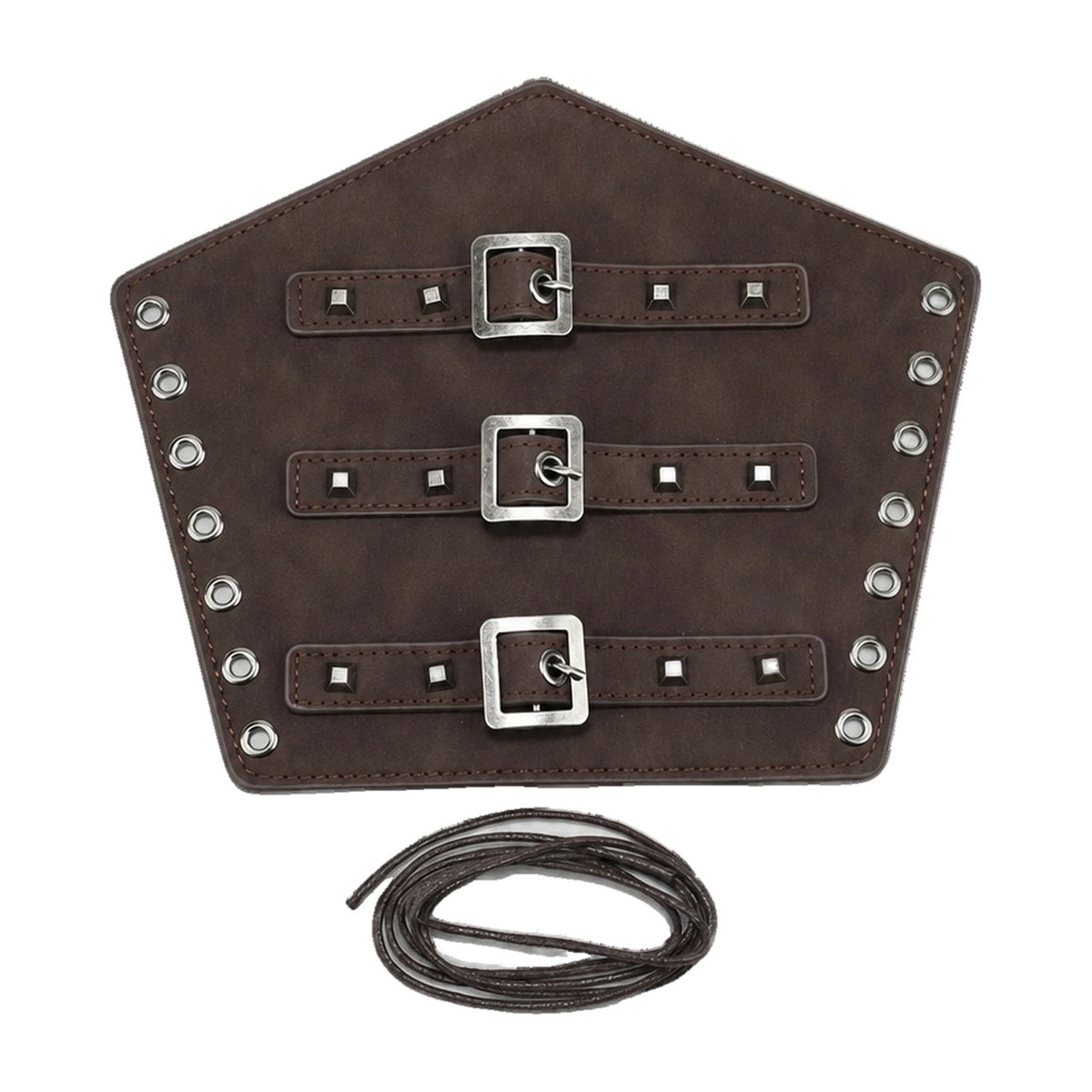Coffee three-buckle bracer