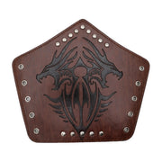 Brown twin dragon bracer