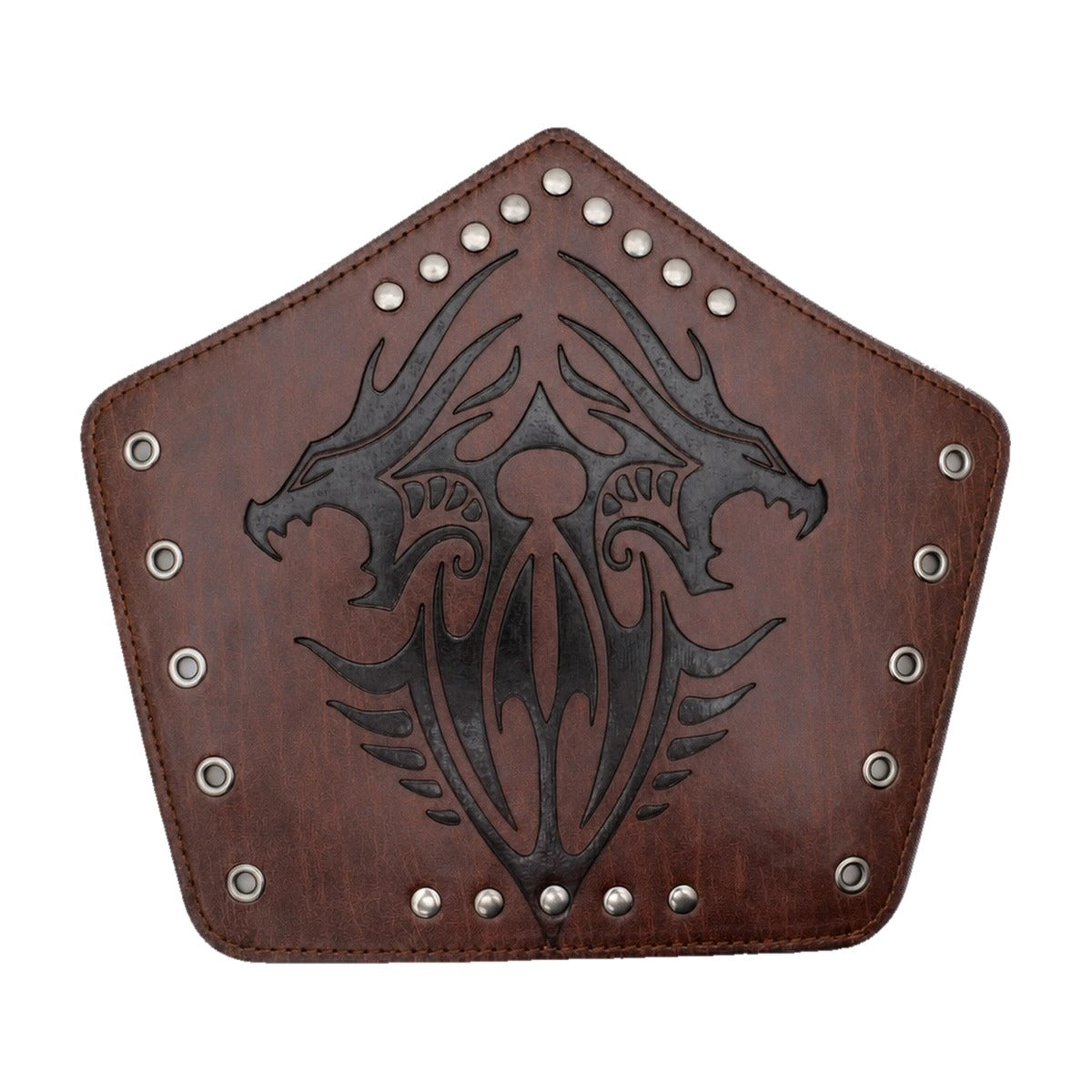 Brown twin dragon bracer