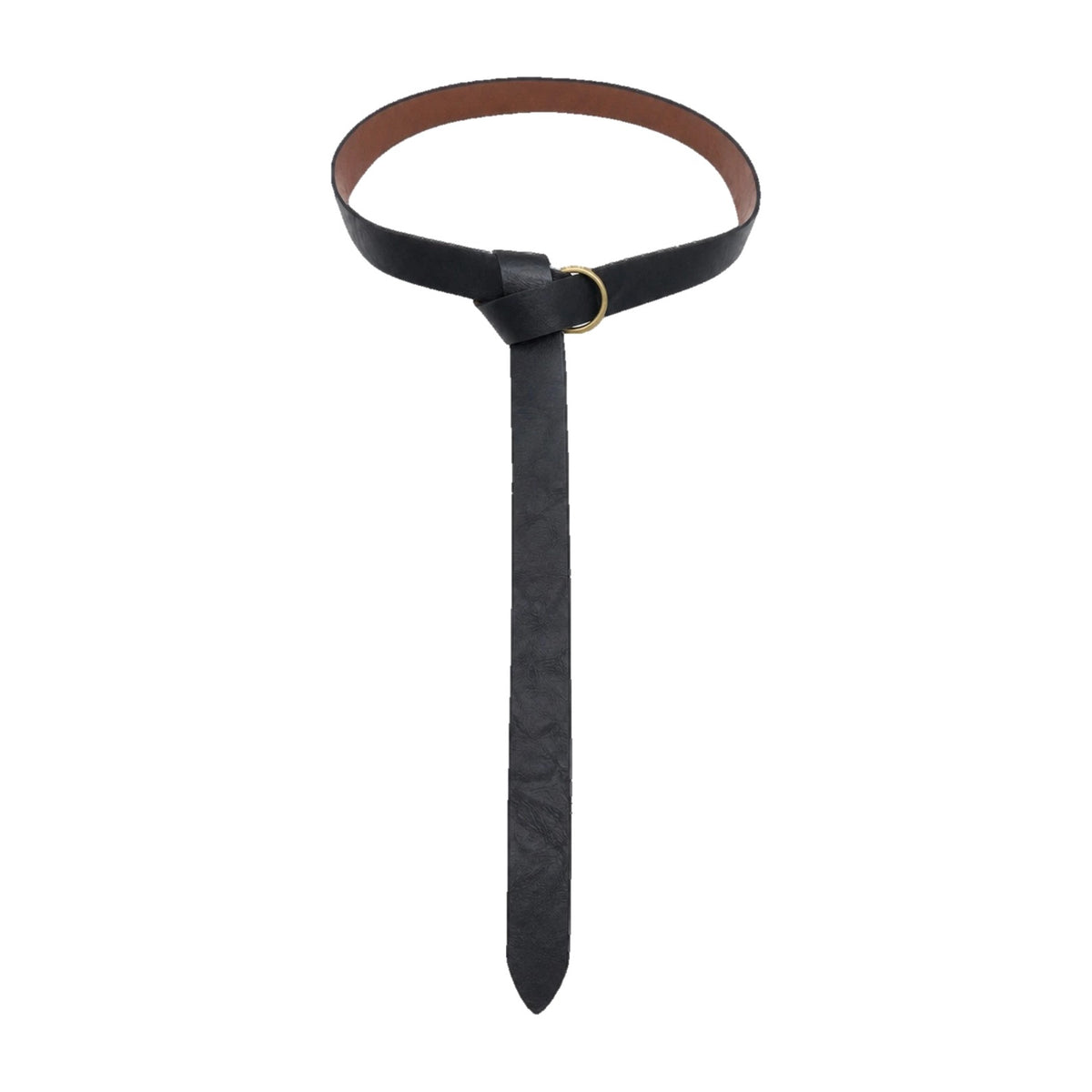 Black Viking ring belt