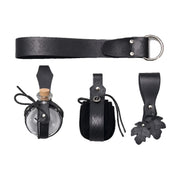 Black wide ring belt kit with maple leaf hanger